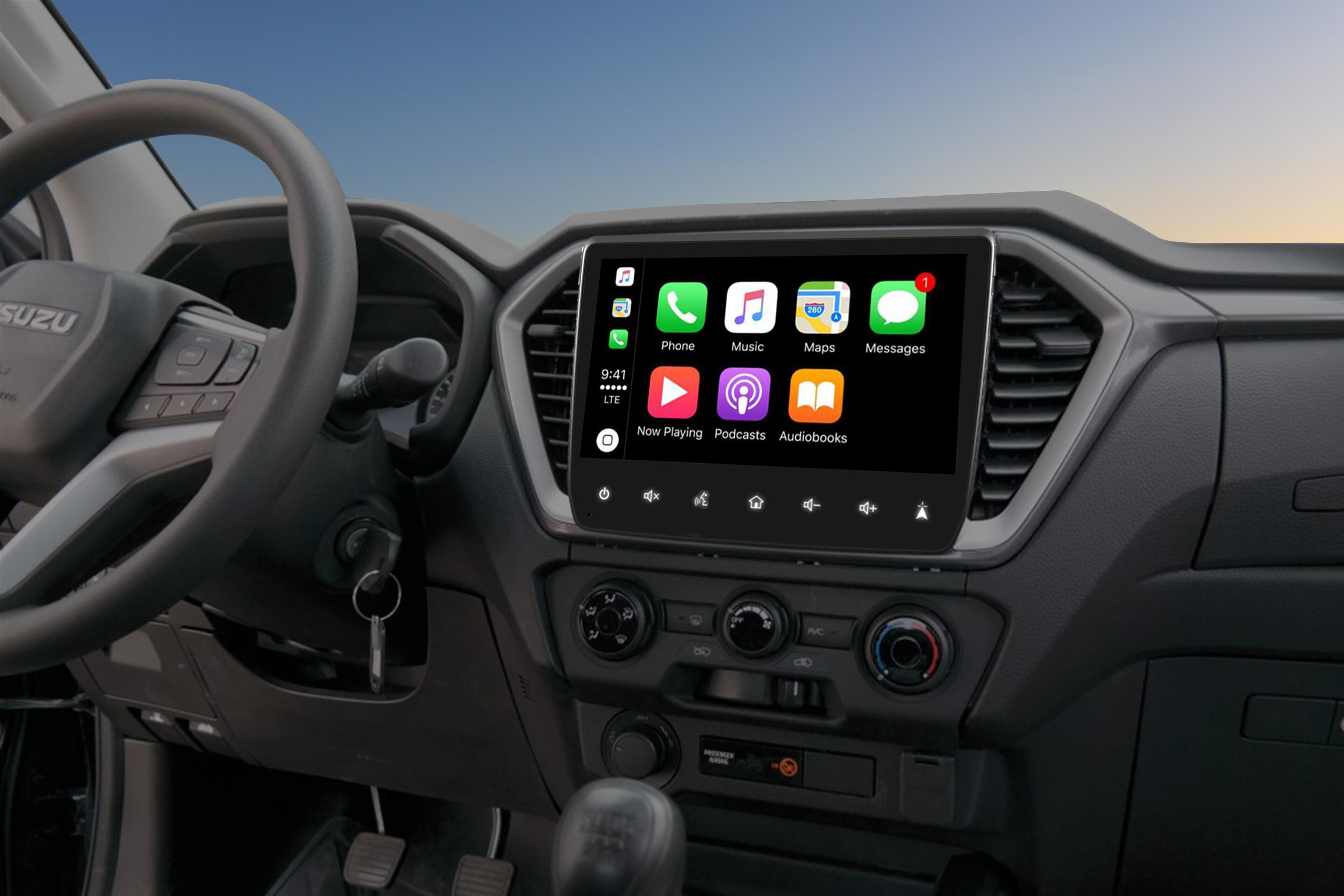 Isuzu D-MAX Zubehoer Interieur Navigation Map AppleCarPlay